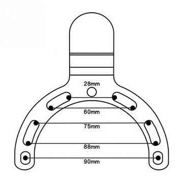 SUPPORT BOULE RAM MOUNT SUR RESERVOIR / RT6031