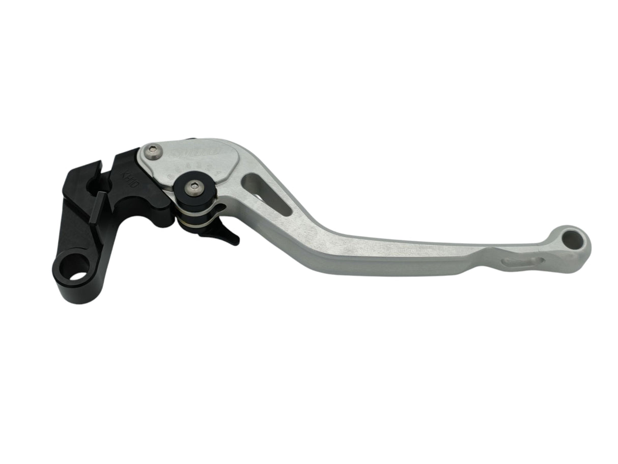 LEVIER D'EMBRAYAGE SYNTO ABM (KH10) EN ALUMINIUM USINÉ CNC LONG ALU RÉGLABLE HOMOLOGUÉ SUZUKI / RA101010-H11-V15