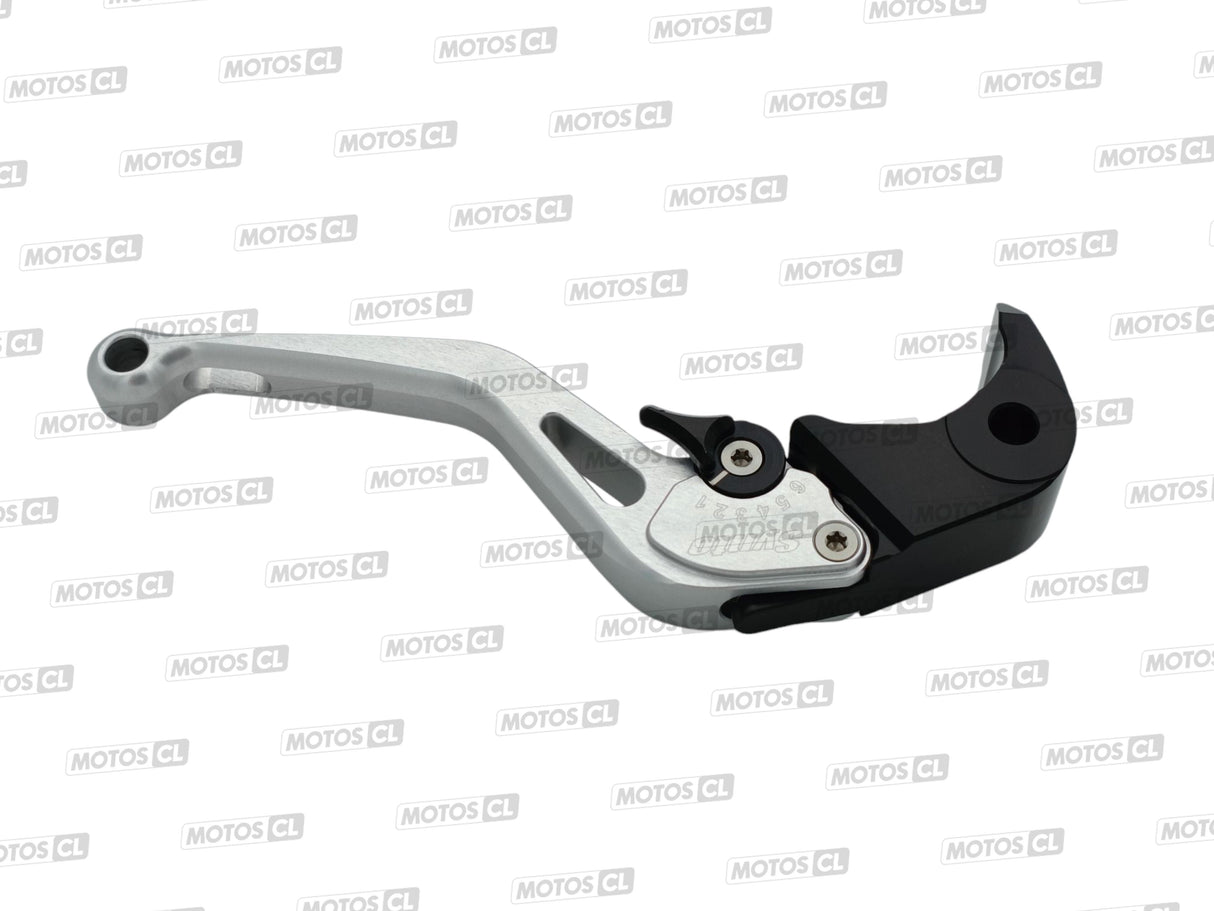 LEVIER DE FREIN SYNTO ABM (BH21) EN ALUMINIUM USINÉ CNC COURT ALU RÉGLABLE HOMOLOGUÉ MV-AGUSTA-SUZUKI-TRIUMPH / RA10106163