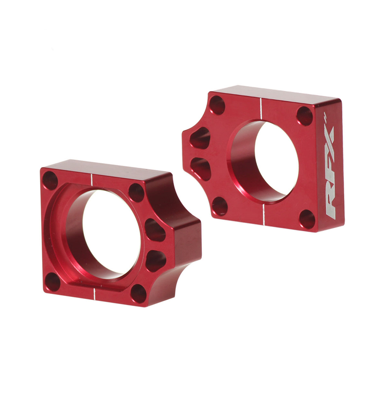 TENDEURS DE CHAÎNE RFX PRO EN ALU ANODISÉ ROUGE CRF250R-CRF250RWE-CRF250RX-CRF450R-CRF450RWE-CRF450RX HONDA / RRFXAB1020099RD