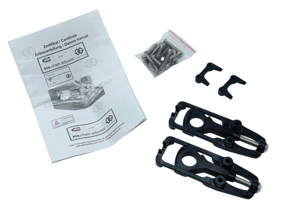 TENDEURS DE CHAINE GILLES TOOLING POUR KAWASAKI ZX10R 2011 À 2015 / RGGT-KTSZXT00-N