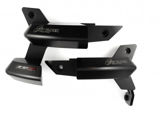 KIT PATINS TOP BLOCK Z750-Z750R-Z1000 2007 À 2012 SUPPORT NOIR KAWASAKI / RTRLK20N