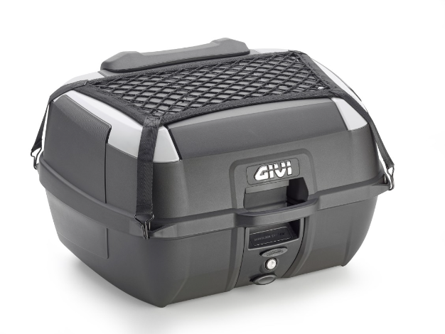 TOP CASE GIVI MONOLOCK 45LITRES AVEC PLATINE+DOSSERET+FILET+TAPIS INTERNE / RGB45+