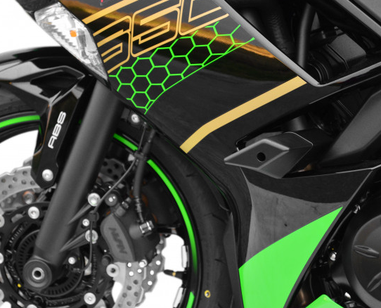 KIT PATINS TOP BLOCK NINJA650 2020 À 2024 KAWASAKI / RTRLK53