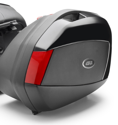 ENJOLIVEURS NOIR BRILLANT POUR VALISES KAWASAKI 35L OU GIVI V35 MONOKEY SIDE 35LITRES *OCCASION* / CAPOT35NOIR