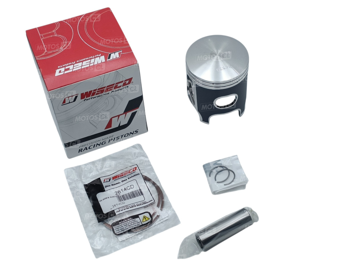 KIT PISTON COMPLET WISECO FORGÉ Ø66,35MM CÔTE B POUR FANTIC XX250 2022 À 2026-YAMAHA 250YZ 1999 À 2027 ET YZ250X 2016 À 2027 / RWW804M06640B