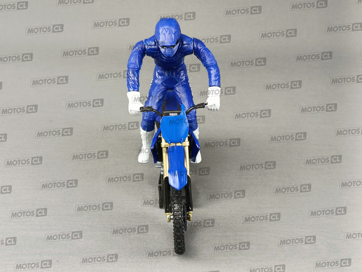 MINIATURE MOTOCROSS YAMAHA 450YZF+PILOTE 1/12ÈME / RN085-58315
