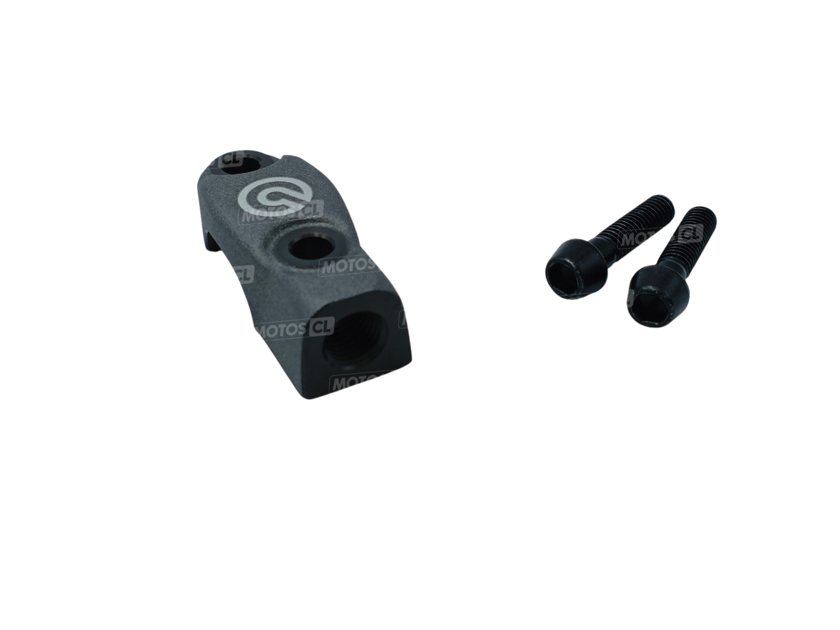KIT CAVALIER MAÎTRE CYLINDRE FREIN BREMBO RADIAL RCS CORSA CORTA AVEC FIXATION RÉTROVISEUR EN PAS À DROITE "STANDARD" M10X1.25 / RB110C7491