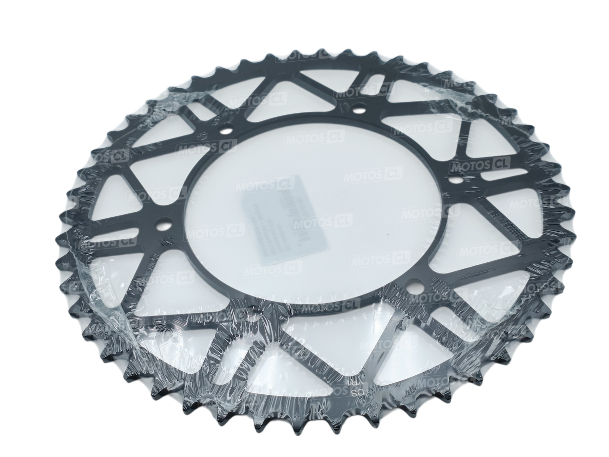 COURONNE AFAM ACIER SLK+ ANTI-BOUE 520 OFF ROAD 50 DENTS FANTIC-GASGAS-HONDA-RIEJU-YAMAHA / RA12323SLK+50