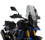 BULLE HAUTE V-STROM 800 DE SUZUKI 2023-2024 TOURING +18,5CM HOMOLOGUÉ FUMÉ CLAIR "GRIS" PUIG / RP21652H