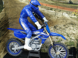 MINIATURE MOTOCROSS YAMAHA 450YZF+PILOTE 1/12ÈME / RN085-58315