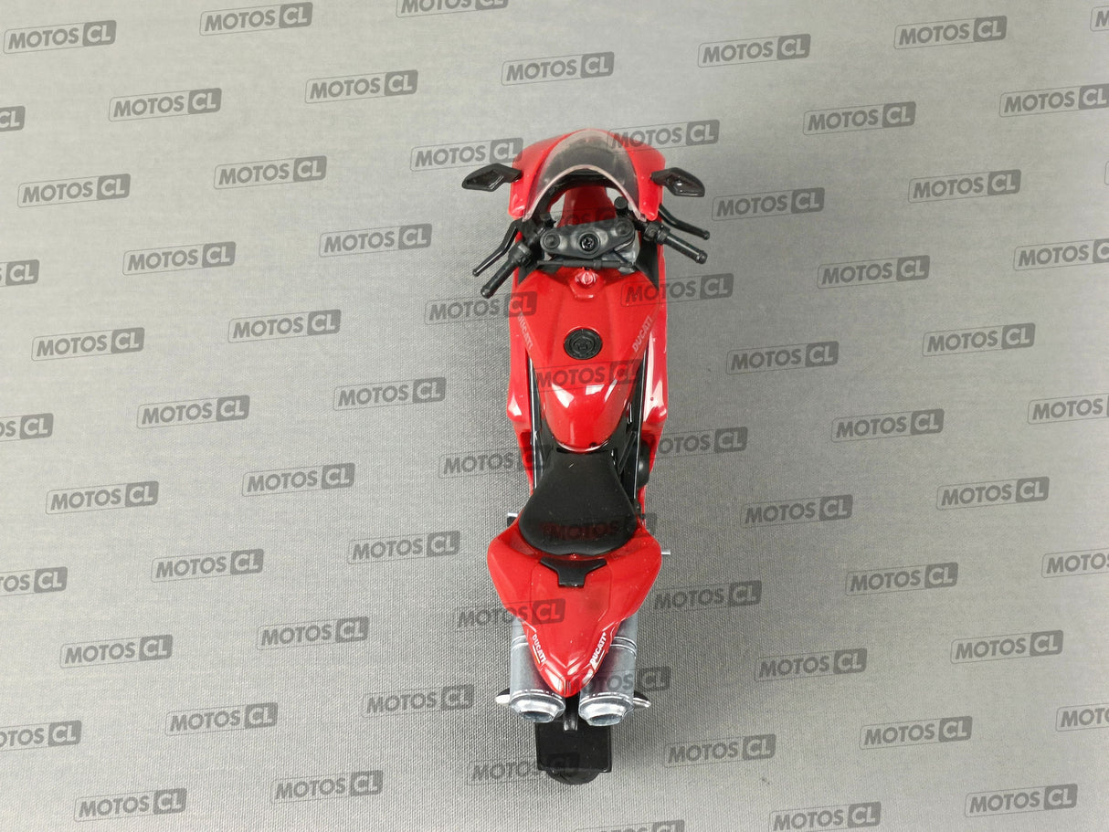 MINIATURE MOTO DUCATI 1198S ROUGE 1/12ÈME / RN085-57143