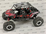 MINIATURE SSV POLARIS RZR XP900 2 ROUGE 1/18ÈME / RN085-57976R