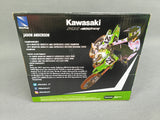 MINIATURE MOTOCROSS KAWASAKI KXF 450 N°21 JASON ANDERSON 1/12ÈME / RN085-58413