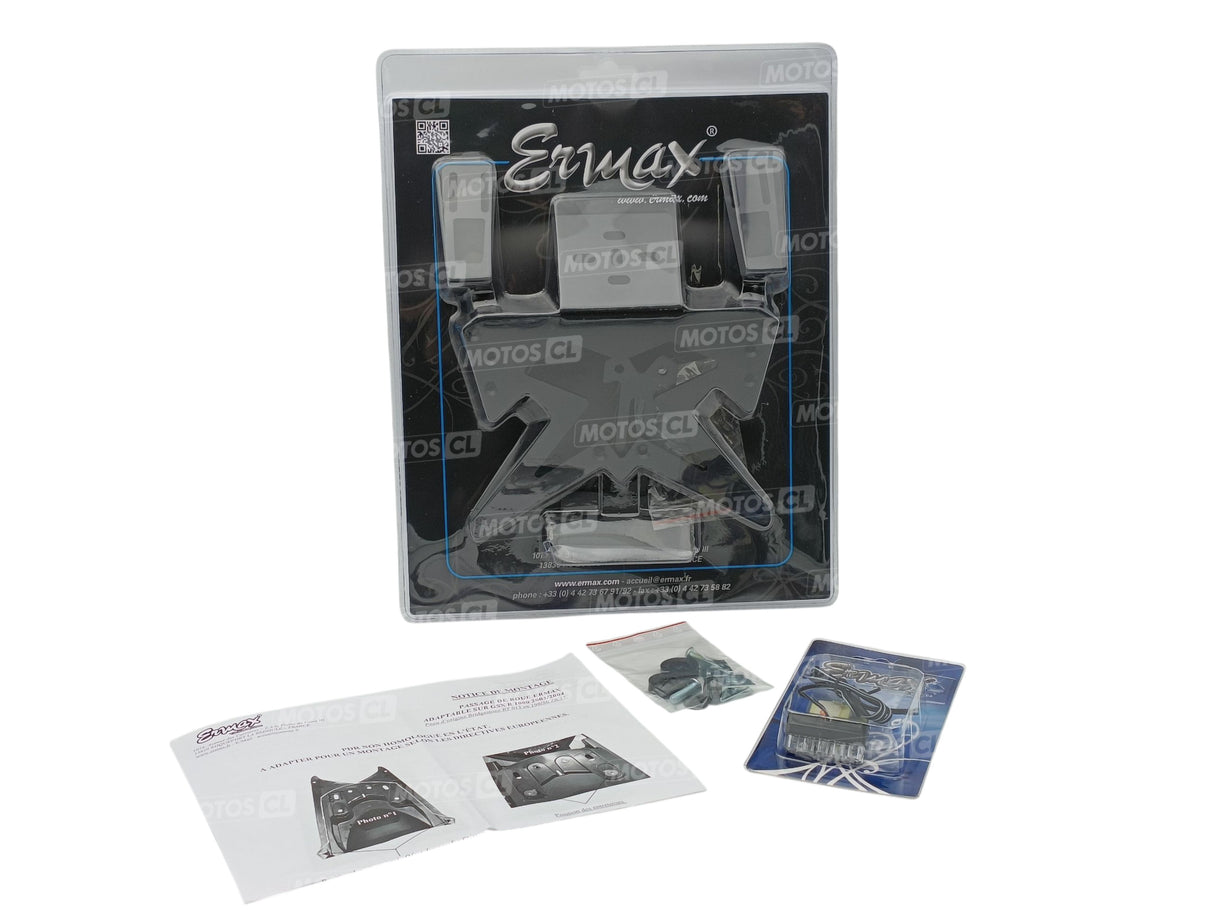 PASSAGE DE ROUE ET SUPPORT DE PLAQUE SUZUKI GSXR1000 2003 À 2004 BLANC OJW ERMAX / RE770412054