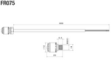 CLIGNOTANTS + FEUX + FEUX STOP RIZOMA LIGHT UNIT S LED 3 EN 1 HOMOLOGUÉS / RRFR075BM