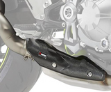 PARE CHALEUR AKRAPOVIC CARBONE KAWASAKI Z900 2017 À 2024 ET Z900 A2 2018 À 2019 / RK032CCS0036
