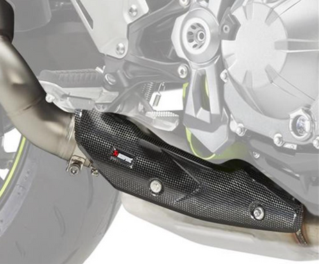 PARE CHALEUR AKRAPOVIC CARBONE KAWASAKI Z900 2017 À 2024 ET Z900 A2 2018 À 2019 / RK032CCS0036
