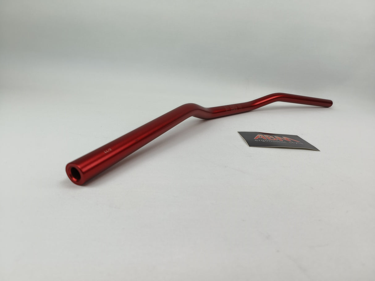 GUIDON ABM STREETBIKE 0239 DIAMÈTRE 22MM ALUMINIUM ANODISÉ ROUGE HOMOLOGUÉ / 100766-F17