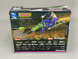 MINIATURE MOTOCROSS KAWASAKI KXF 250 BUB RACING N°317 MATHIS VALIN 1/12ÈME / RN085-58143SS