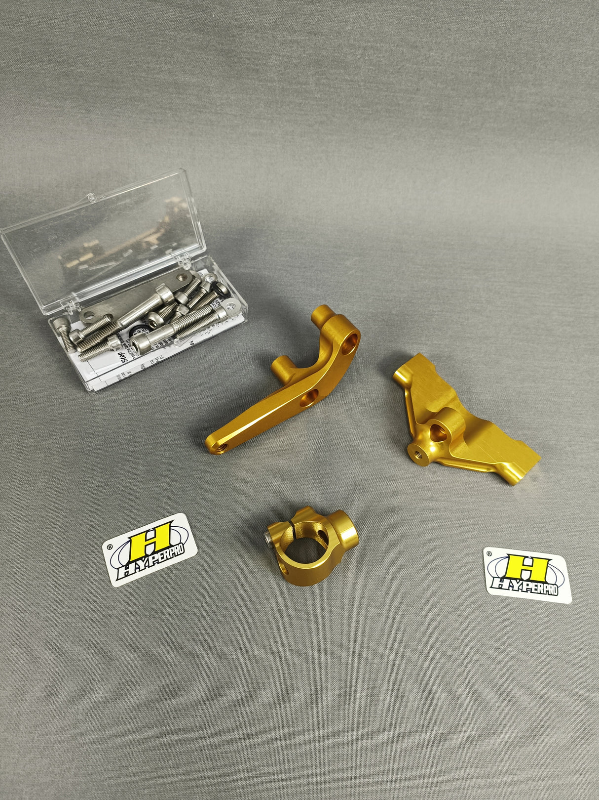 KIT FIXATION AMORTISSEUR DE DIRECTION ZZR1400 2006-2019 HYPERPRO / HYMKKA14-T001