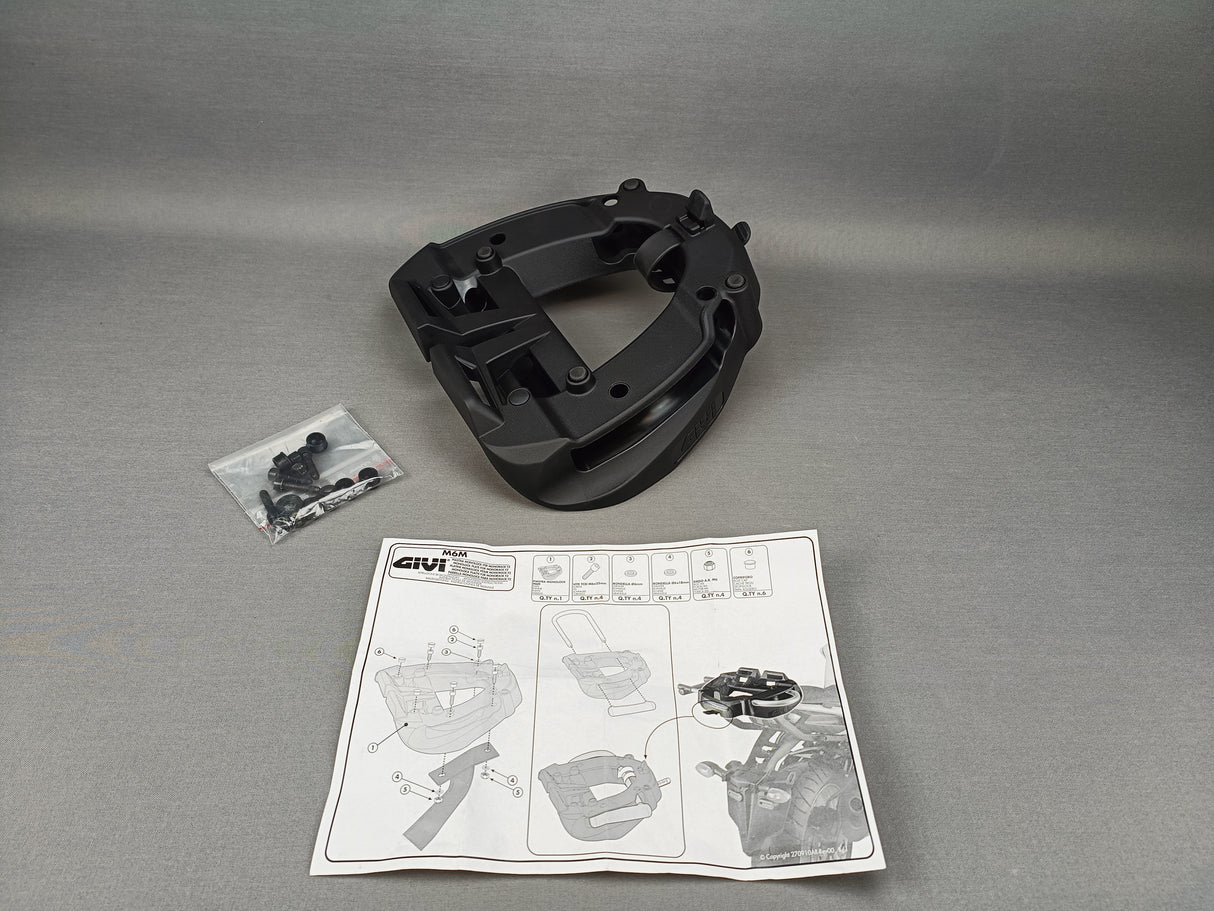 PLATINE GIVI MONOLOCK M6M AVEC SUPPORT ANTI-VOL / RGM6M
