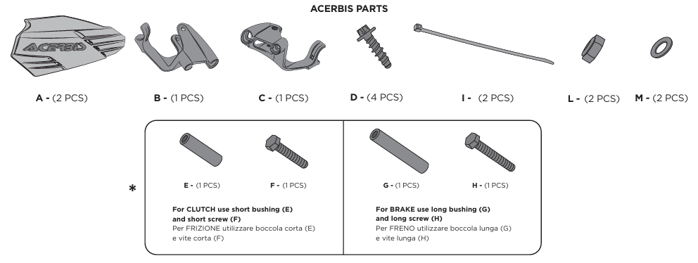 PROTÈGE-MAINS ACERBIS K-LINEAR H ROUGE AVEC FIXATION SUR AXES DE LEVIERS POUR HONDA CRF250R-CRF250RX-CRF250RX ENDURO-CRF300RX-CRF300RX ENDURO-CRF300RX ENDURO SPÉCIAL-CRF450R-CRF450RX /  RA0025762.349