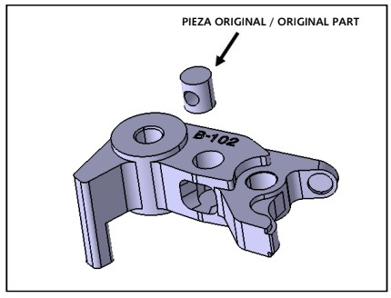 ADAPTATEUR LEVIER DE FREIN PUIG 2.0 ET 3.0 EN ALU TAILLÉ MASSE POUR TRIUMPH / RP21279N