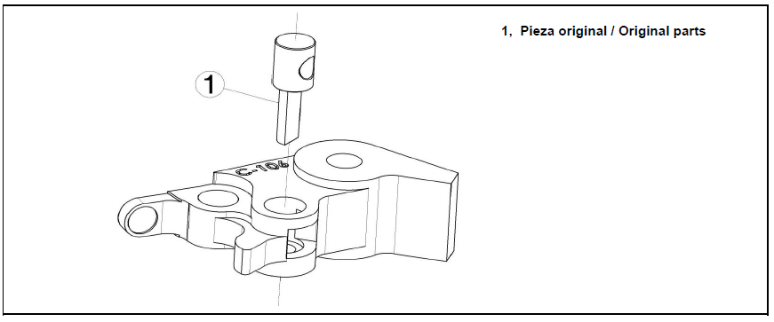 ADAPTATEUR LEVIER D'EMBRAYAGE PUIG 2.0 ET 3.0 EN ALUMINIUM TAILLÉ MASSE POUR KTM-TRIUMPH / RP3639N