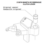 ADAPTATEUR LEVIER D'EMBRAYAGE PUIG 2.0 ET 3.0 EN ALUMINIUM TAILLÉ MASSE POUR KAWASAKI / RP21267N