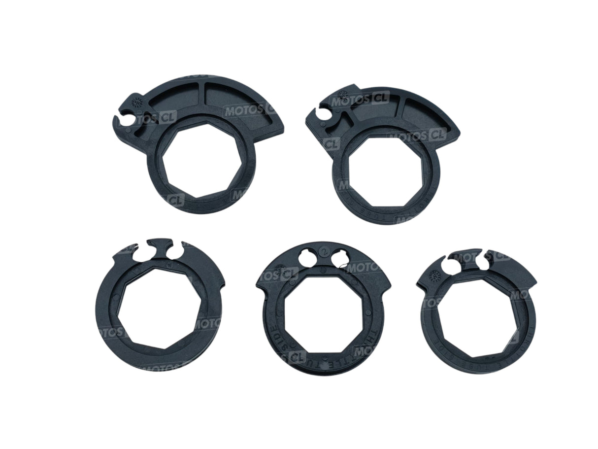 POIGNÉES ODI EMIG V2 LOCK-ON SEMI-GAUFRÉ MX LONGUEUR 125MM VERT FLUO / ROH36HWN