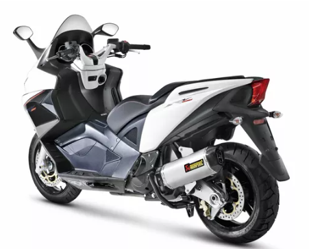 SILENCIEUX AKRAPOVIC SRV850 2012-2016 ET GP800 2008 À 2012 INOX HOMOLOGUÉ APRILIA GILERA / S-A8SO2-HWSS