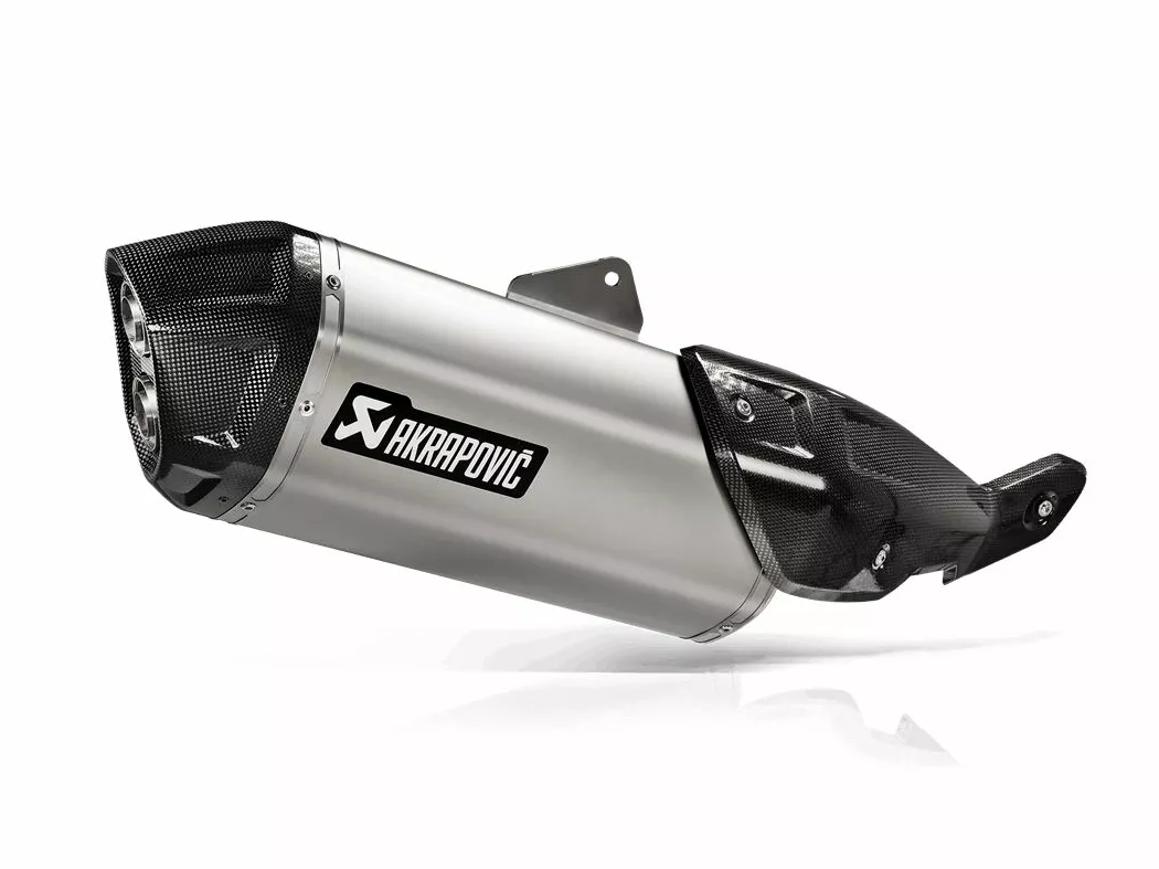 SILENCIEUX AKRAPOVIC V-STROM800DE 2023-2024 TITANE HOMOLOGUÉ / S-S8SO1-HAFT