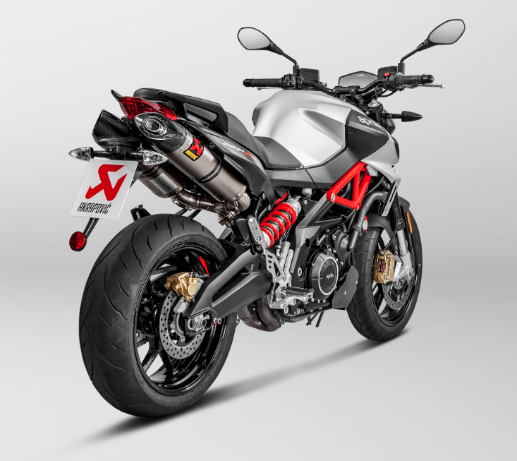 SILENCIEUX AKRAPOVIC TITANE HOMOLOGUÉ 900 SHIVER 2017 À 2020 APRILIA / 2S001108