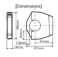 PRISE ALIMENTATION DOUBLE USB SLIM 12V FIXATION GUIDON Ø22MM À Ø25,4MM DAYTONA / 89372