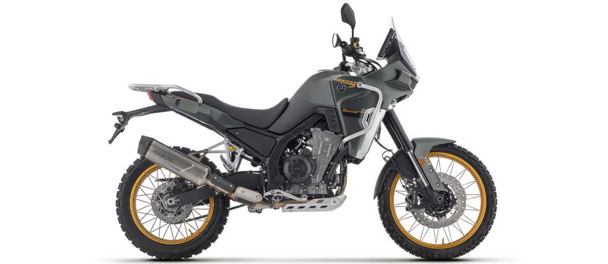 SILENCIEUX ARROW INDY RACE EVO TITANE-ALU DARK EMBOUT CARBONE OU INOX HOMOLOGUÉ 800 X PRO 2024 KOVE / RA72656PK RA72656AKN RA72656PO RA72656AON