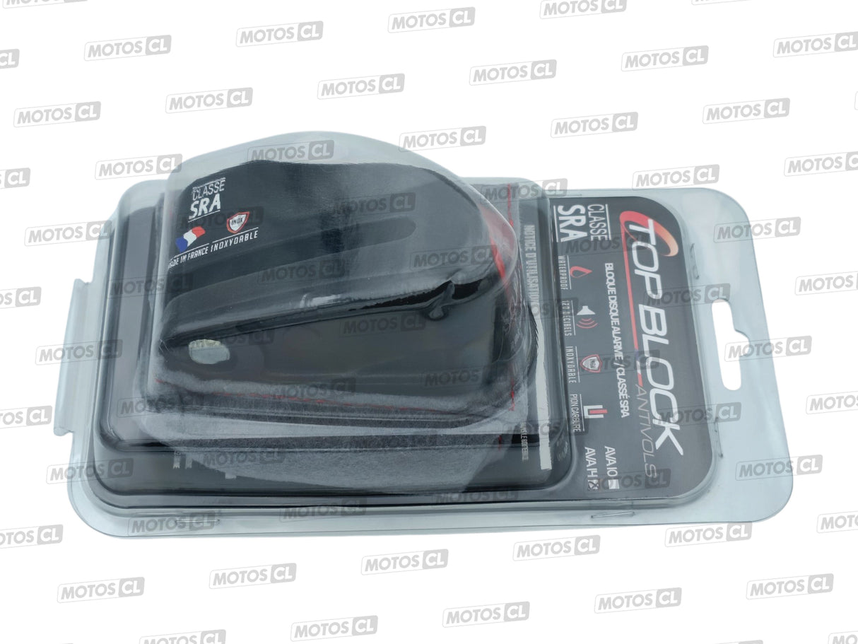 BLOQUE DISQUE ALARME 120 DÉCIBELS Ø14MM INOX NOIR TOP BLOCK CLASSE SRA / RTAVA14N