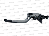 LEVIER DE FREIN SYNTO EVO ABM (BH14) EN ALUMINIUM USINÉ CNC LONG GRIS TITANE RÉGLABLE HOMOLOGUÉ BUELL-KAWASAKI-MZ-SUZUKI-TRIUMPH-YAMAHA / RA100923-H19-V15
