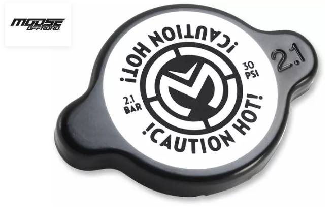 BOUCHON DE RADIATEUR 2.1 BARS HAUTE PRESSION POUR MOTOS JAPONAISES OFF ROAD HONDA-KAWSAKI-SUZUKI-YAMAHA ET SHERCO-BETA MOOSE RACING / RP212-2100