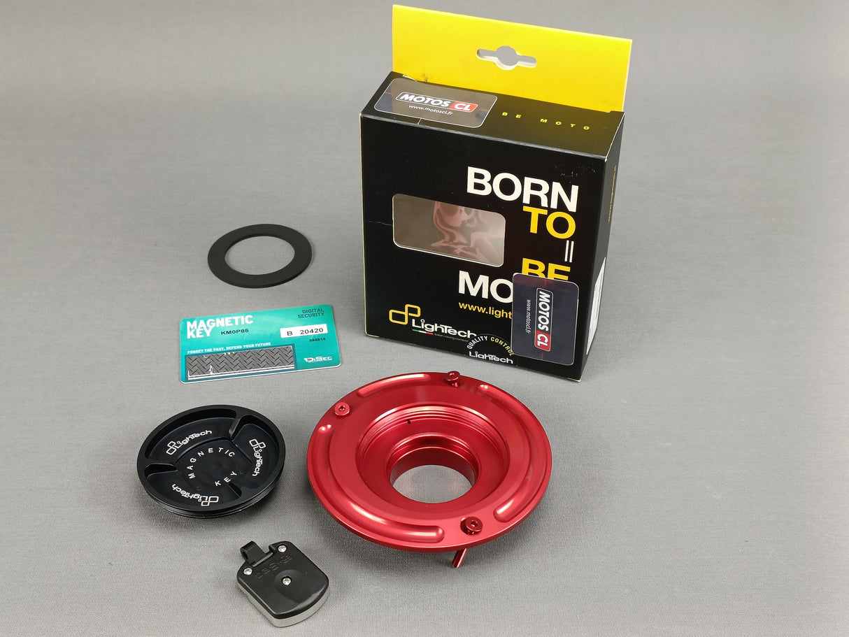 BOUCHON DE RÉSERVOIR À VISSER ET OUVERTURE MAGNÉTIQUE LIGHTECH HONDA CBR600RR ET CBR1000RR / TK2N-R