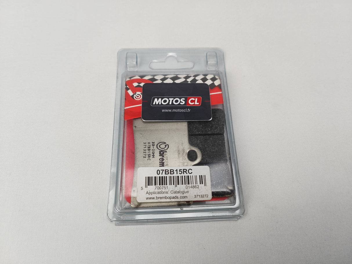 PLAQUETTES DE FREIN AVANT BREMBO RACING RC CARBONE CÉRAMIQUE POUR ÉTRIER ORIGINE DUCATI CAGIVA GASGAS HUSQUVARNA KTM MOTO GUZZI TM VOXAN YAMAHA USAGE CIRCUIT UNIQUEMENT / 07BB15RC