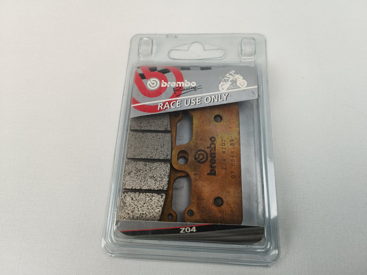 PLAQUETTES DE FREIN AVANT BREMBO Z04 TYPE O VITESSE M029 POUR ÉTRIER MONOBLOC GP4RR ET P4 32-36 USAGE CIRCUIT UNIQUEMENT / M029Z04 107A48602