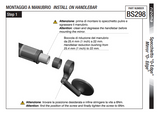 RÉTROVISEUR EMBOUT DE GUIDON EN ALU RIZOMA "O-EDGE" Ø56 ANODISÉ NOIR / RRBS298B