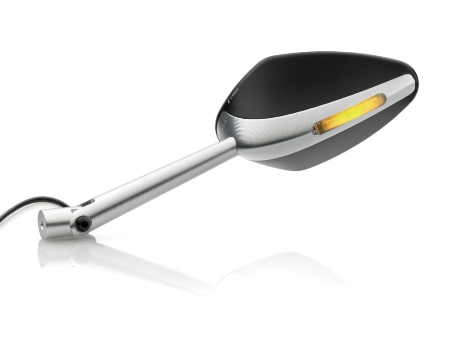 RÉTROVISEUR RIZOMA AVEC CLIGNOTANT LED VELOCE L SPORT ALU HOMOLOGUÉ BI-POSITION / RRBS305A