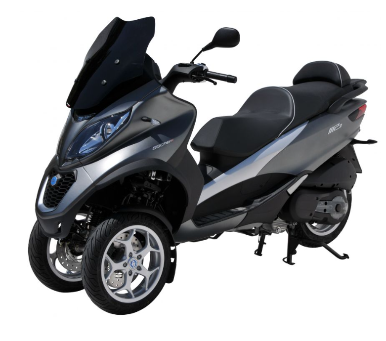 BULLE SPORT NOIR CLAIR MP3 350-400-500HPE SPORT BUSINESS ADVENCED 2018 À 2022 PIAGGIO HAUTEUR 510MM ERMAX / RE0353015-03