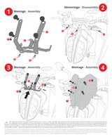 BULLE SPORT KTM 890 DUKE 2020 À 2023 ET 790 DUKE 2018 À 2020 NOIR CLAIR ERMAX / RE0654K1203