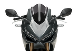 BULLE CBR500R 2019-2025 DOUBLE COURBURE Z RACING HOMOLOGUÉ NOIR CLAIR PUIG / RP3613F