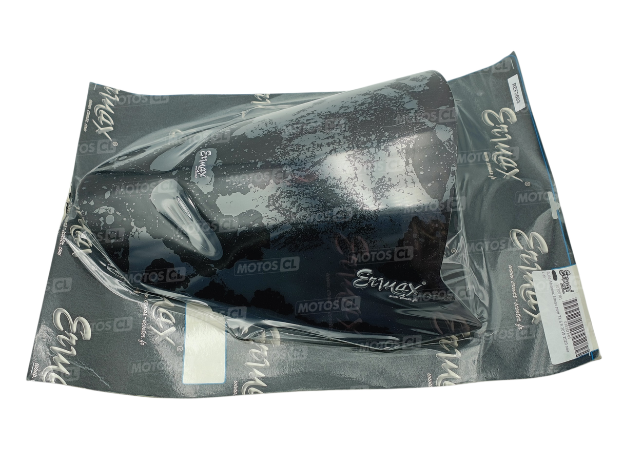 BULLE ERMAX AÉROMAX NOIR CLAIR POUR KAWASAKI ZX6R 2019 À 2021 DOUBLE COURBURE / RE0703S72-03