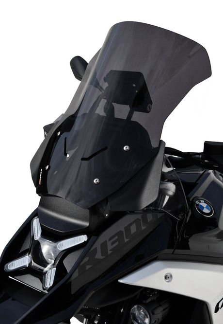 BULLE HAUTE PROTECTION NOIR CLAIR POUR BMW R1300GS 2023 À 2025 HAUTEUR 48CM ERMAX / RE0110052-03