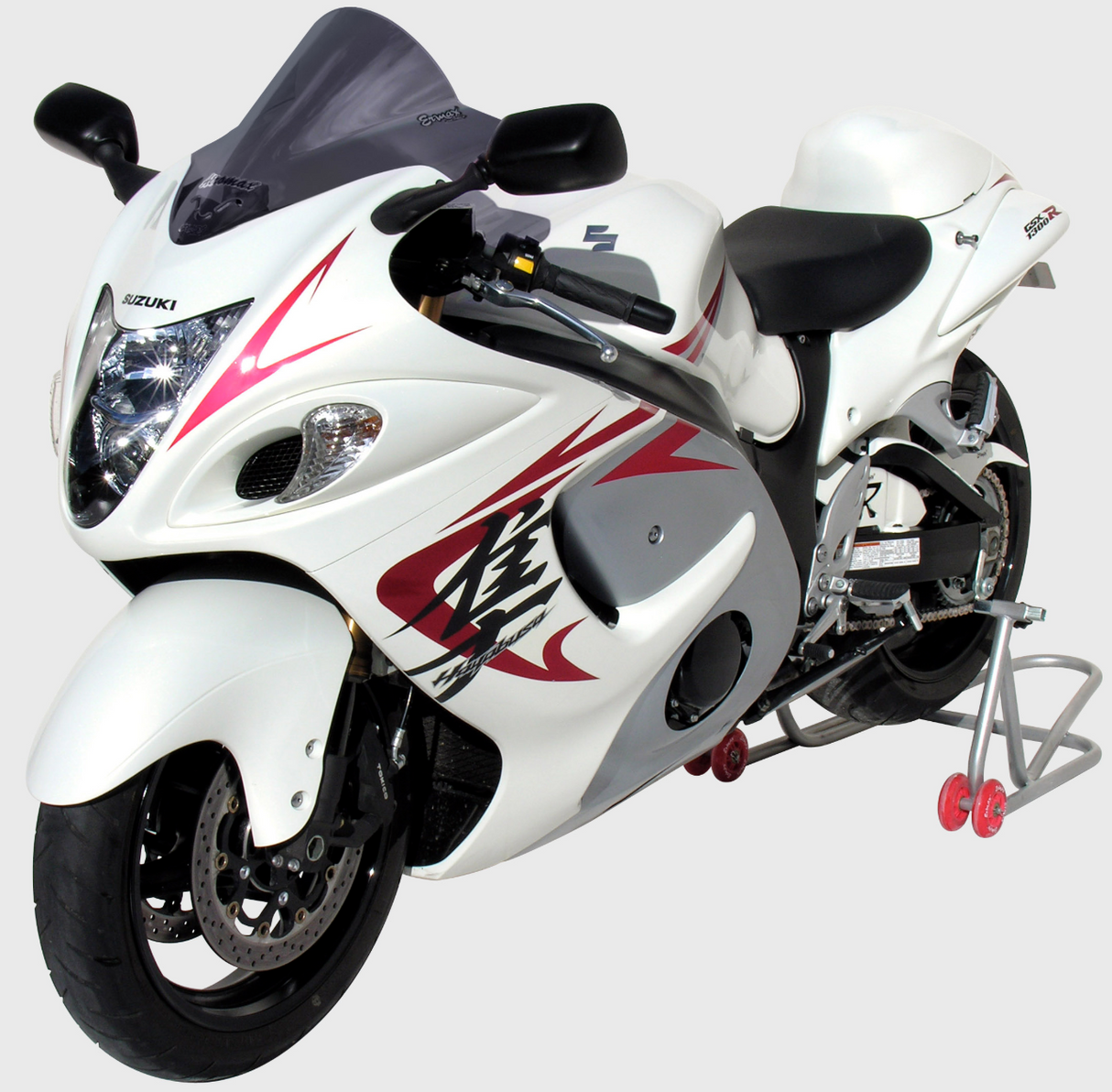 BULLE AÉROMAX HAYABUSA 1300GSX-R 2008 À 2017 NOIR CLAIR ERMAX / RE070403088